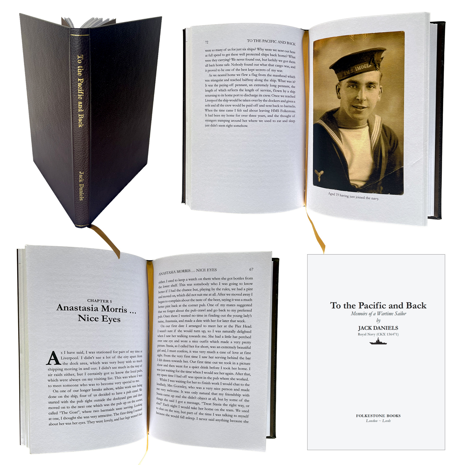 To the Pacific and Back: Memoirs of a Wartime Sailor by Jack Daniels